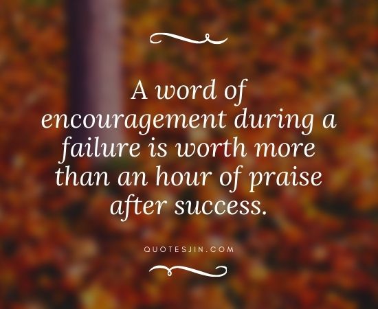 Words of Encouragement