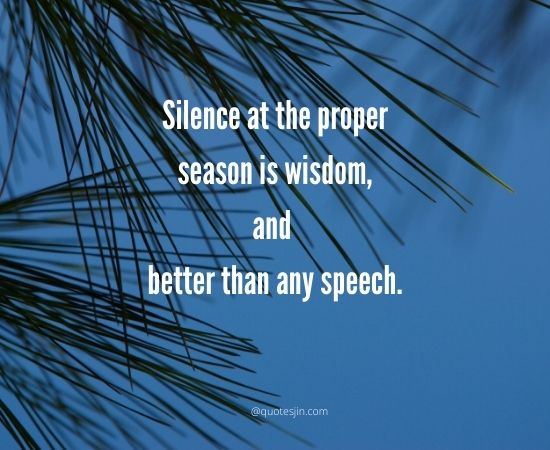 Silence Quotes
