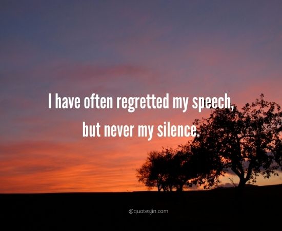 Silence Quotes