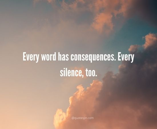 Silence Quotes