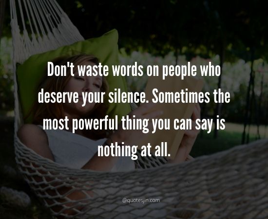 Silence Quotes