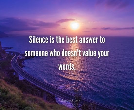 Silence Quotes