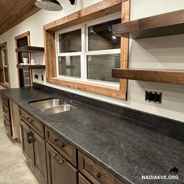 black pearl honed granite