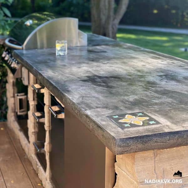 polished concrete countertops