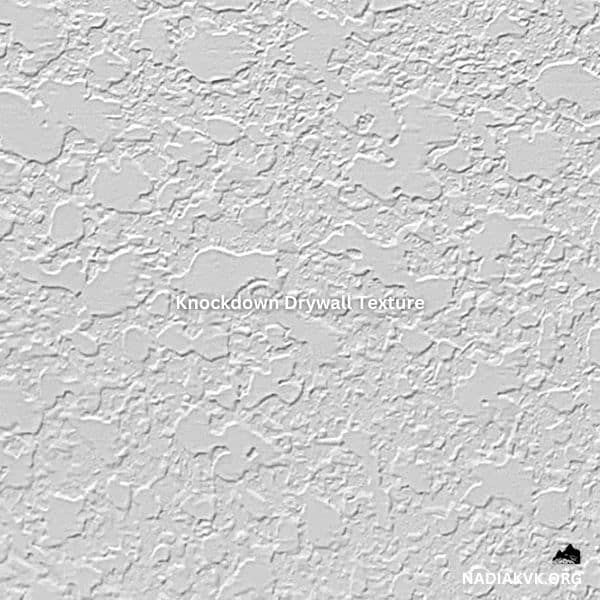 knockdown texture - different types of drywall texture