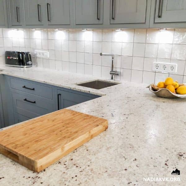 colonial white granite countertops