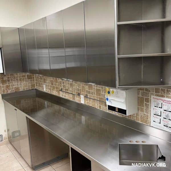 stainless steel kitchen countertops