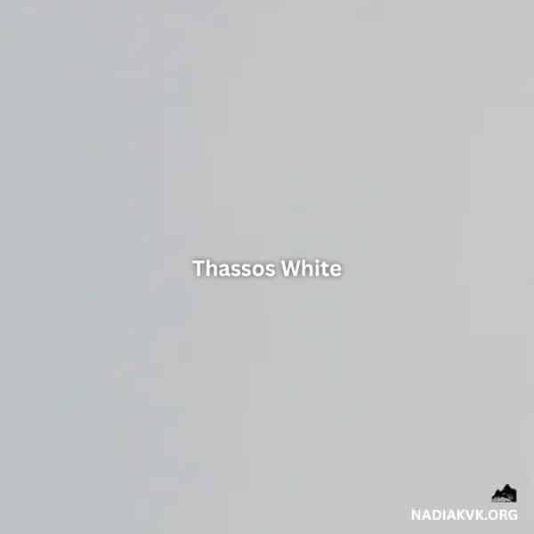 Thassos White marble