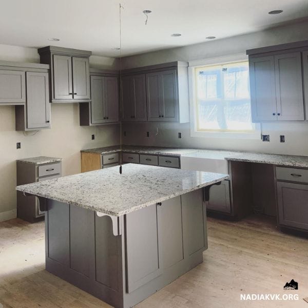 dallas white granite kitchen