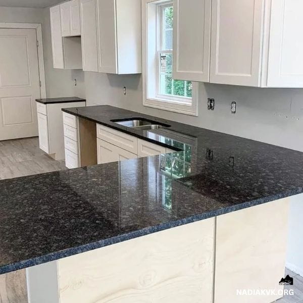 steel gray granite countertops