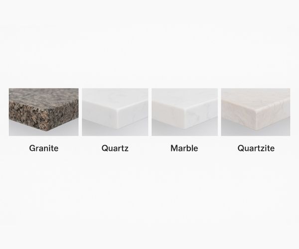 countertop edge eased